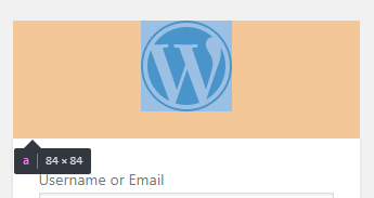 Stock WordPress Logo Dimensions